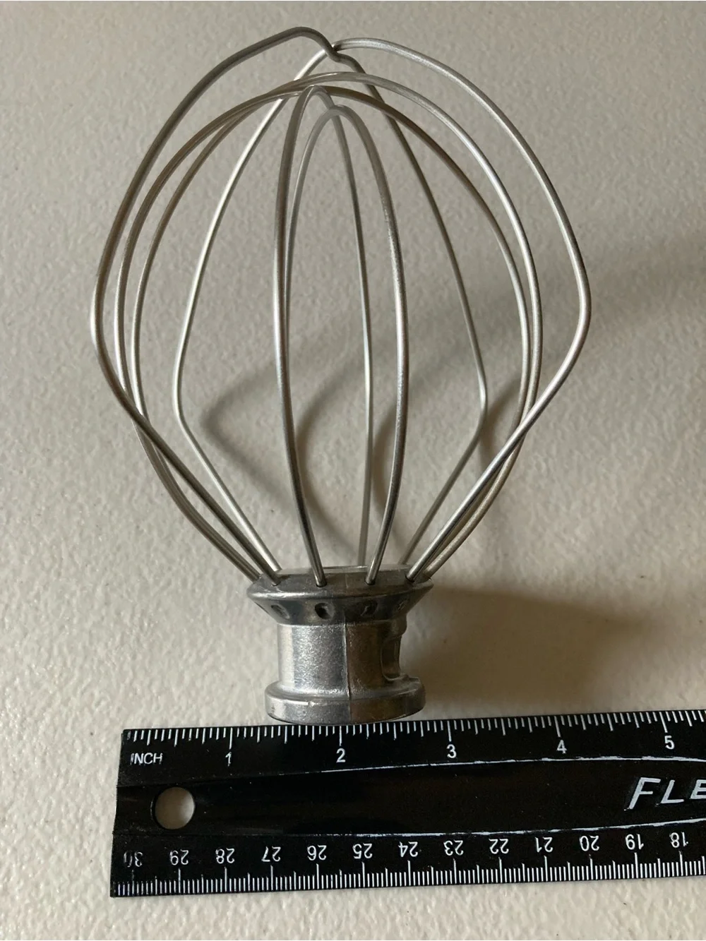 For KitchenAid Stand Mixer Metal Wire Whisk Attachment Stand Mixer Beater Silver